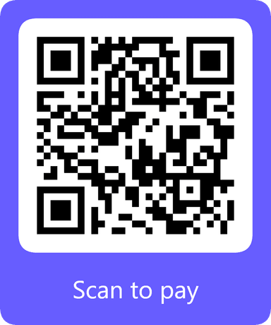QR code for June/July Sunday Filmmaking Workshops Pay by card